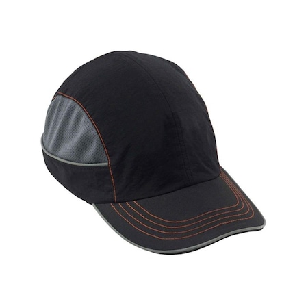 Plugit Bump Cap; Long Brim - Black PL530615